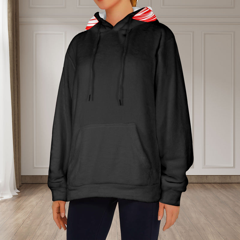 Women's Nezuko Solo Demon Slayer Anime Flannel Hoodie