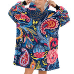 Men's Traditional Indian Art Abstract Blanket Hoodie