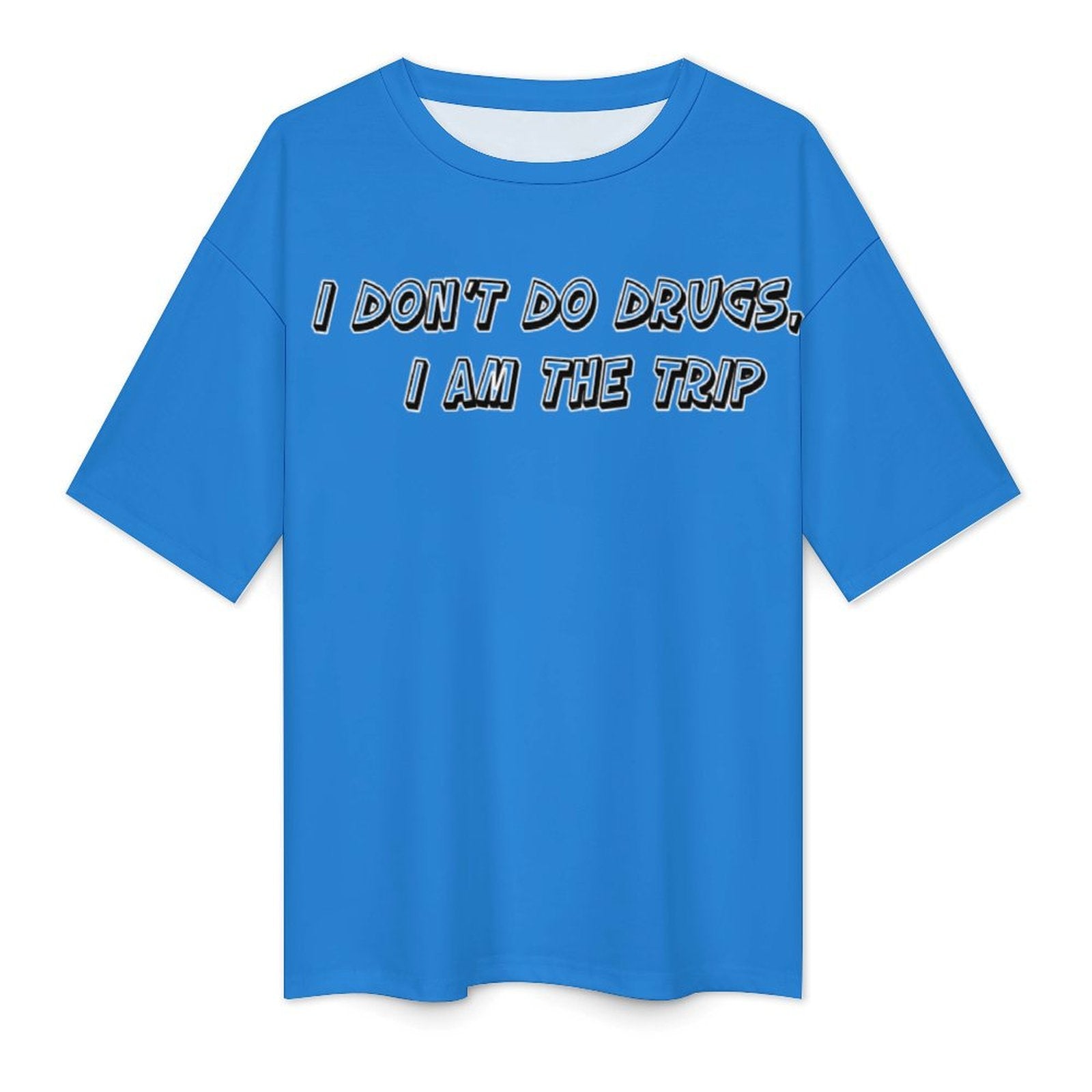 Men's I'm The Trip Typography Oversized T-shirt