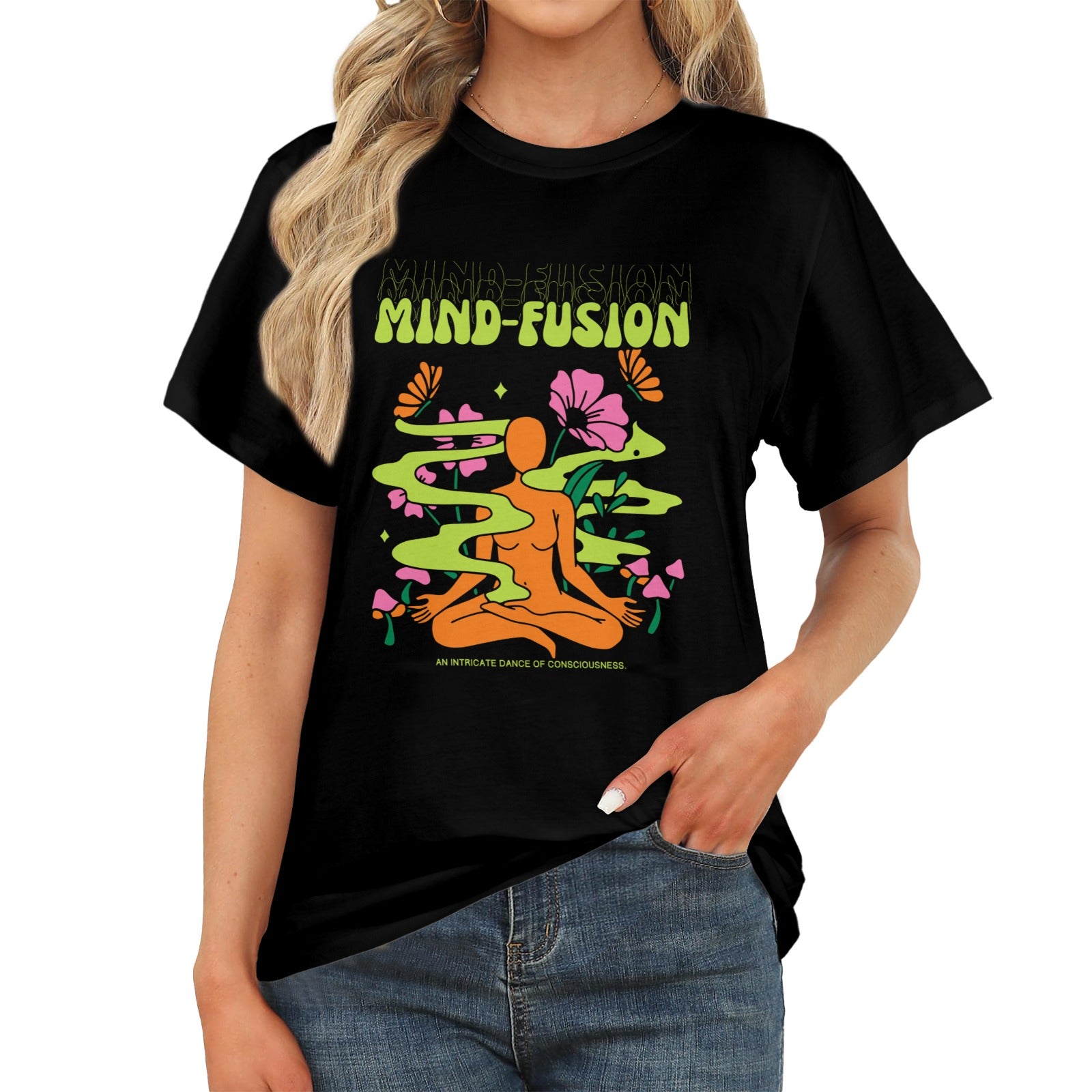 Women's Mind Fusion Acid & Punk Classic Fit T-shirt