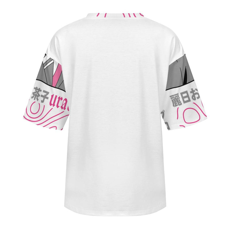 Women's Uraraka My Hero Academia Anime Oversized T-shirt