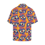 Men's Horror Swirl Abstract Half Sleeve Shirt