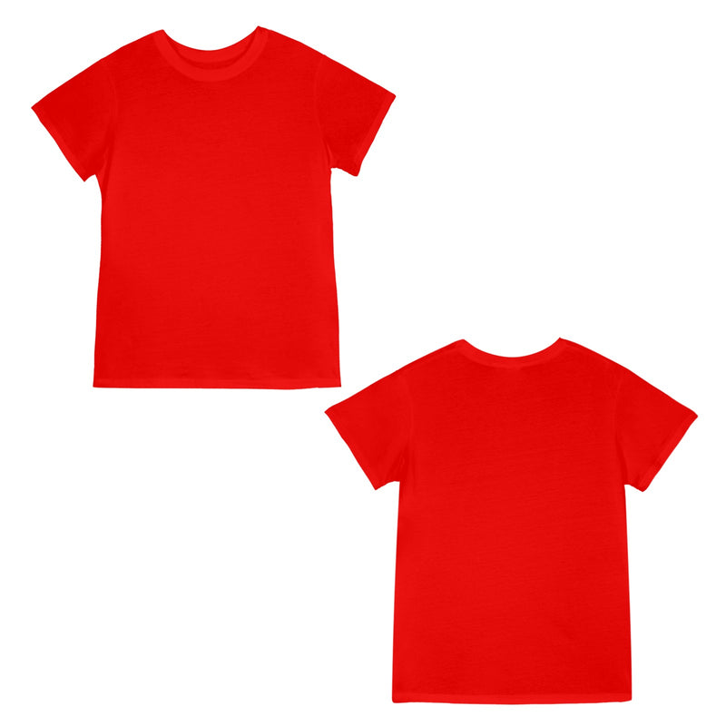 Women's Red Solid Classic T-shirt