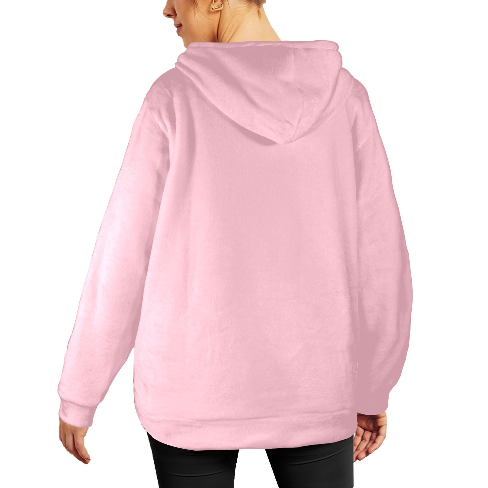 Women's Wine Magician Abstract Flannel Hoodie