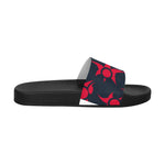 Men's Crimson Totem Abstract Slider Sandals
