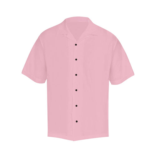 Men's Cherry Blossom Pink Solid Half Sleeve Shirt