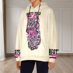 Women's BEATS-YOLO Streetwear Flannel Hoodie
