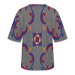 Men's Geometric Pattern Acid & Punk Oversized T-shirt