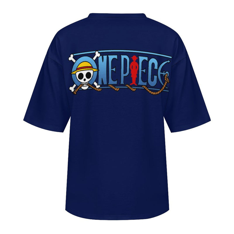 Men's Luffy One Piece Anime Oversized T-shirt
