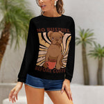 Women's Coffee Lover Abstract Sweatshirt