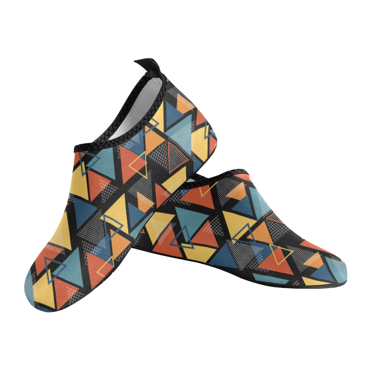 Women's Multi Triangles Abstract Barefoot Shoes