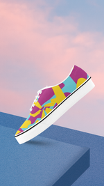 Women's Quirky Camouflage Print Canvas Low Top Shoes
