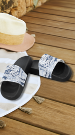 Men's Paint Splatter Print Sliders Sandal
