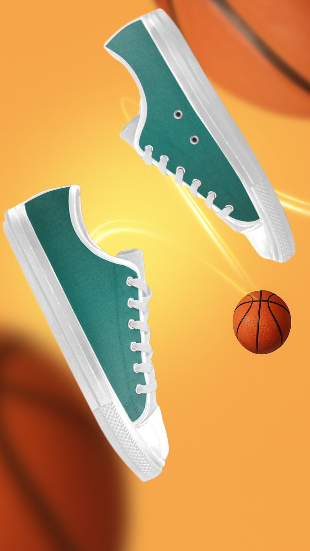 Men's Aqua Green Solids Print Canvas Low Top Shoes