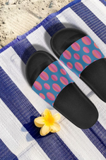 Women's Polka Print Sliders Sandals