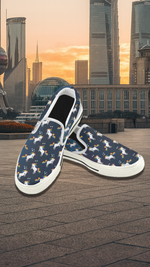 Women's Unicorn Casual Print Canvas Slip-on Shoes