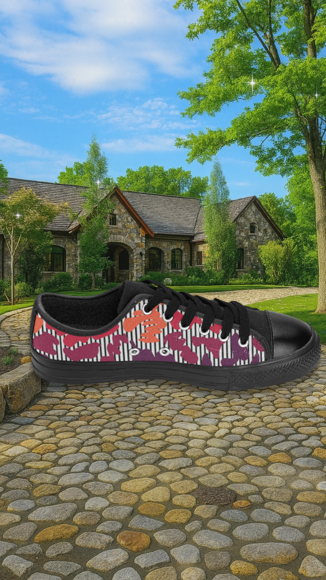 Women's Camouflage Print Canvas Low Top Shoes