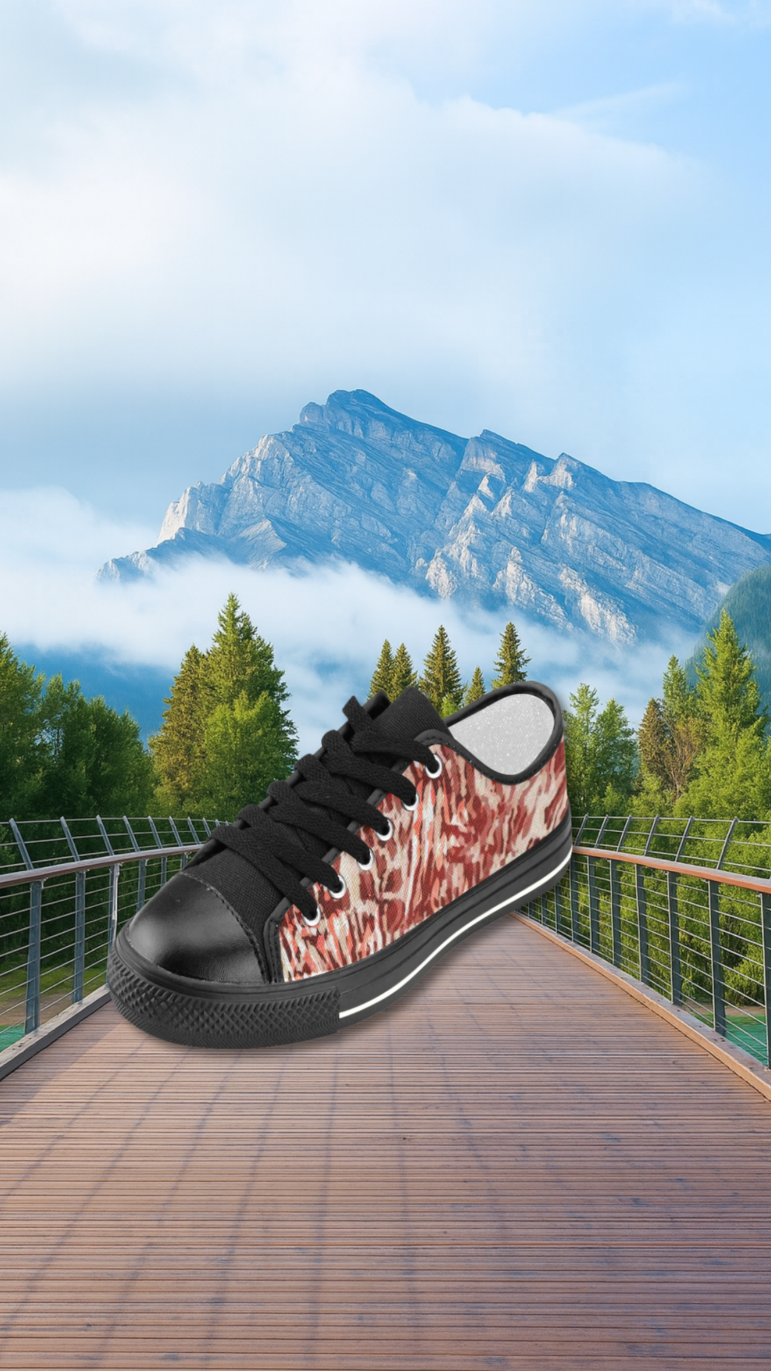 Women's Zebra Art Print Canvas Low Top Shoes