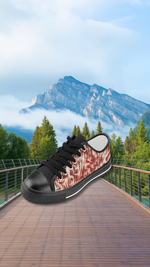 Women's Zebra Art Print Canvas Low Top Shoes