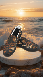 Women's Tiger Print Canvas Slip-on Shoes