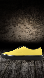 Men's Lemon Yellow Canvas Low Top Shoes