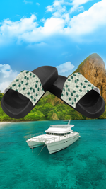 Men's Green Cells Sliders Sandal