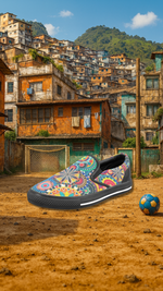 Women's Colorful Mandala Abstract Slip-on Shoes