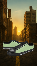 Men's Laurel Green Solid Low Top Shoes