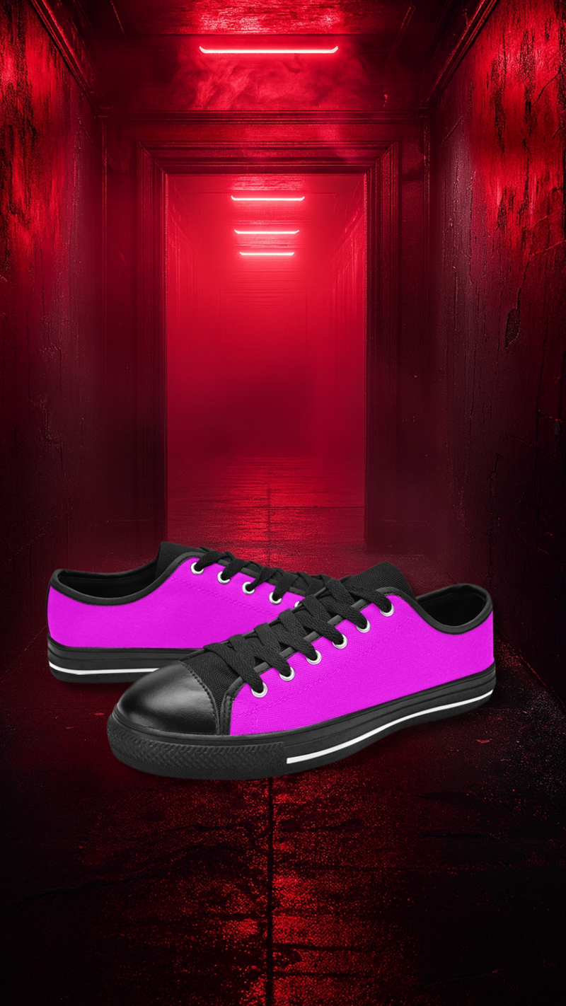 Men's Deep Magenta Low Top Shoes