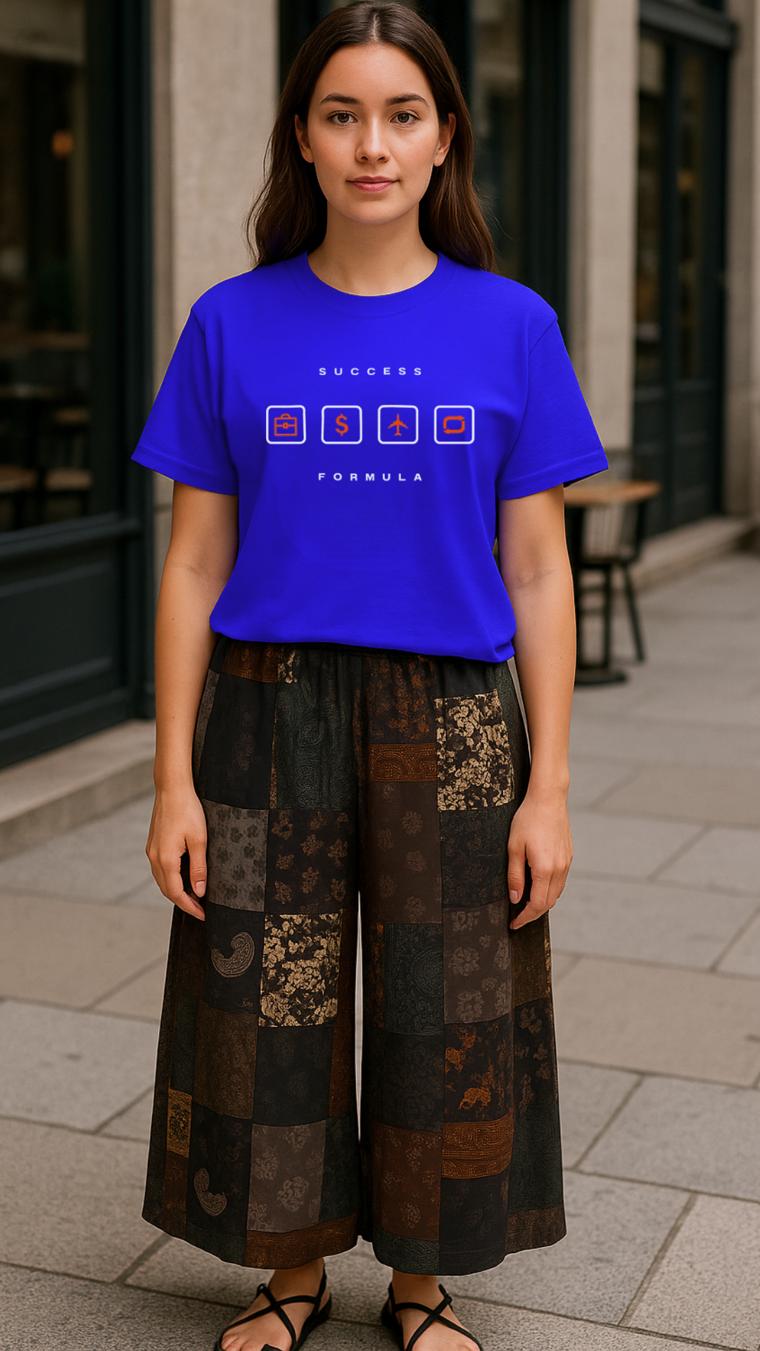 Women's Success Formula Abstract Classic Fit T-shirt