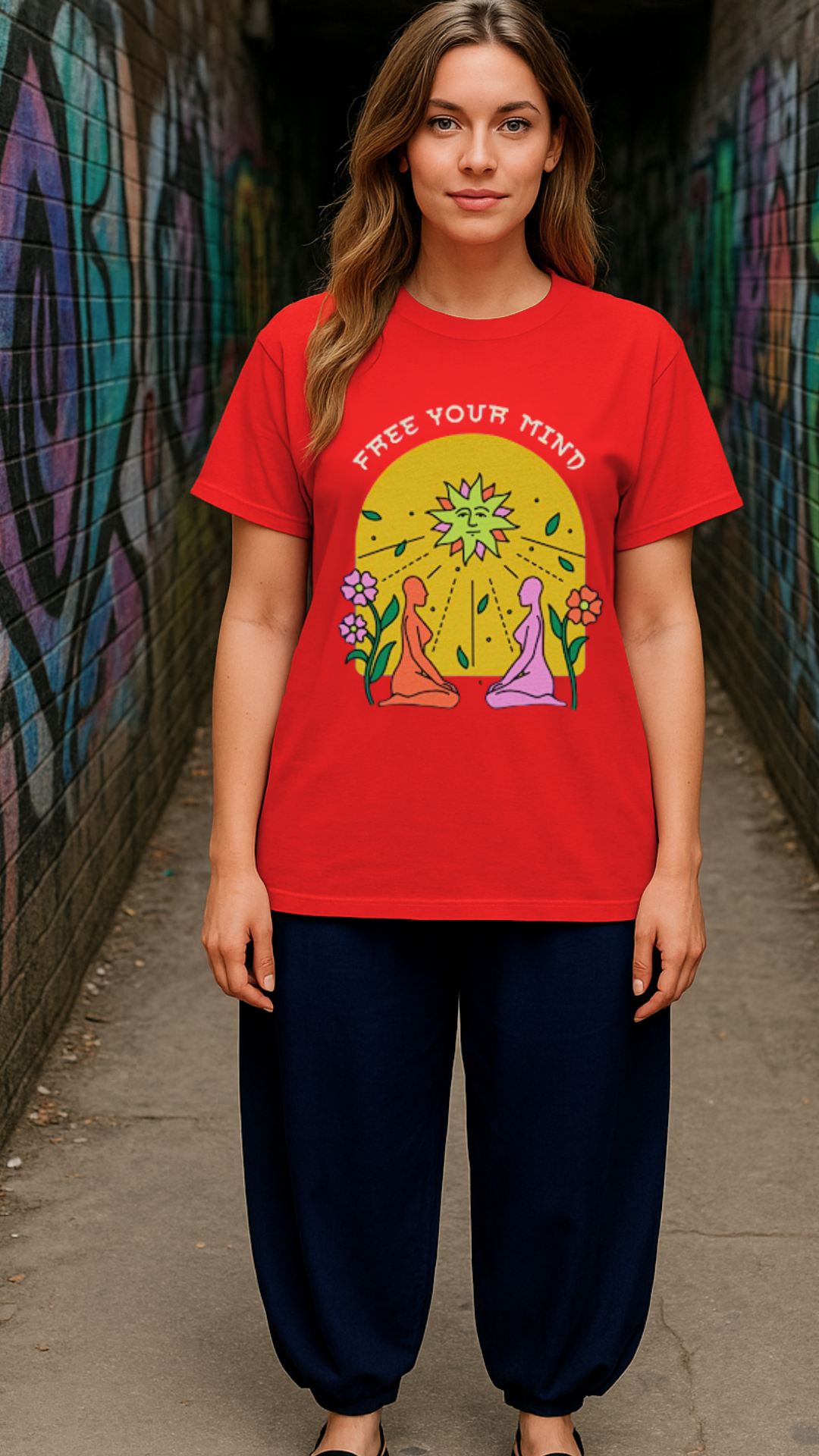 Women's Free Your Mind Acid & Punk Classic Fit T-shirt