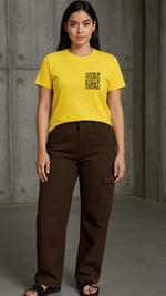 Women's Keep Life Simple Abstract Classic Fit T-shirt