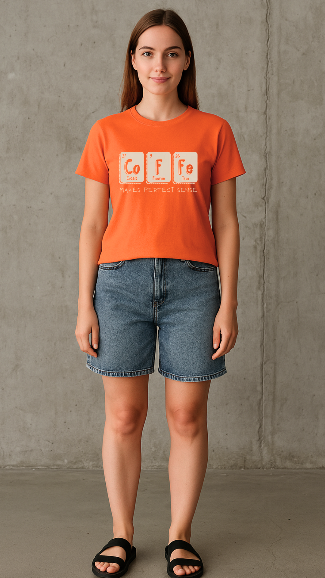 Women's Coffee Abstract Classic Fit T-shirt