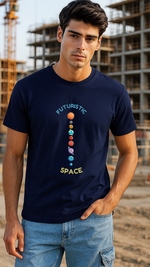 Men's Futuristic Space Streetwear Classic Fit T-shirt