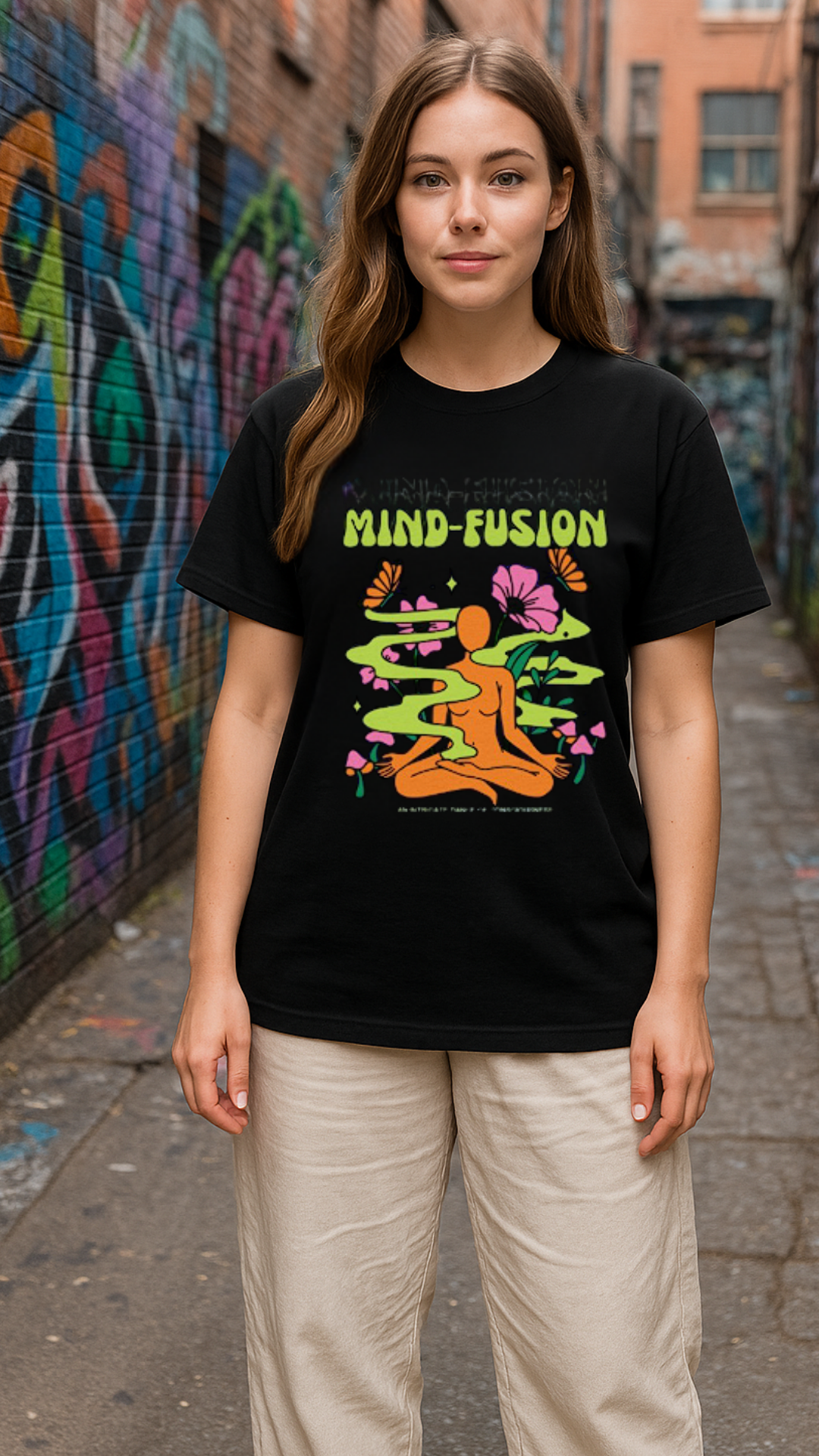 Women's Mind Fusion Acid & Punk Classic Fit T-shirt