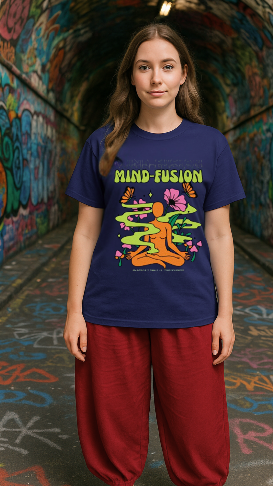 Women's Mind Fusion Acid & Punk Classic Fit T-shirt