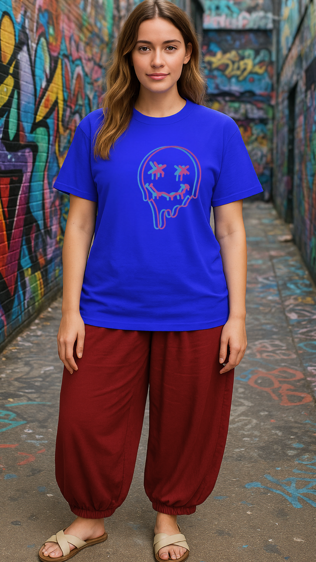 Women's Ded Smile Acid & Punk Classic Fit T-shirt