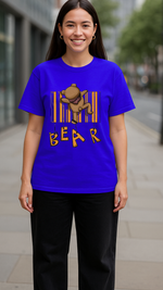 Women's Bear Abstract Classic Fit T-shirt