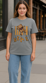 Women's Bear Abstract Classic Fit T-shirt
