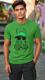 Men's Bunny Hip Hop Streetwear Classic Fit T-shirt