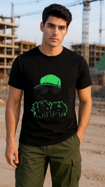 Men's Bunny Hip Hop Streetwear Classic Fit T-shirt
