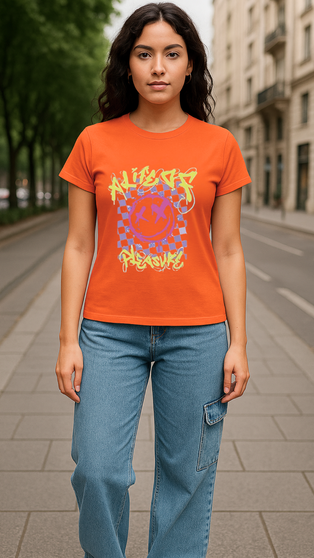 Women's A Life Of Pleasure Streetwear Classic Fit T-shirt