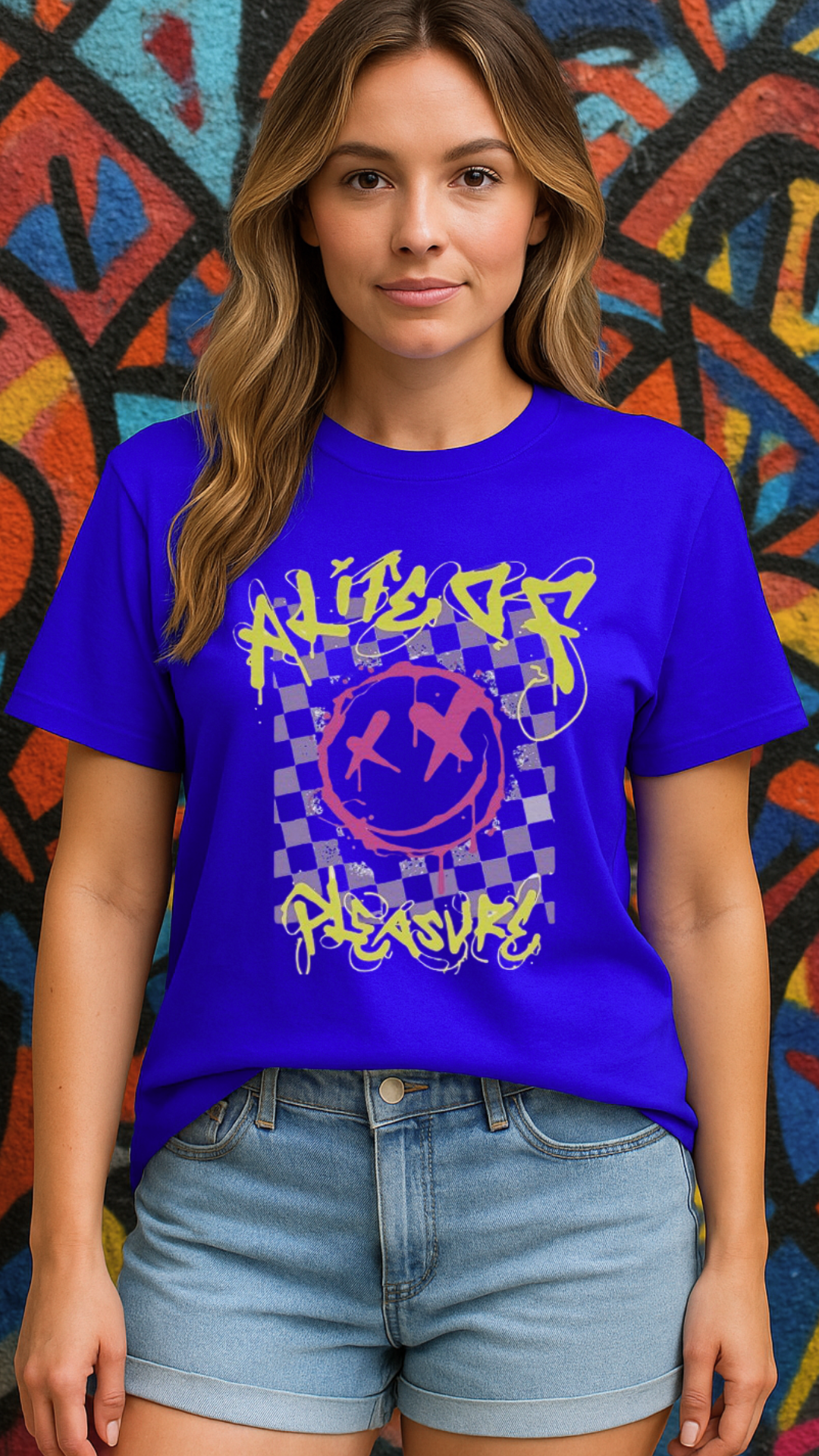 Women's A Life Of Pleasure Streetwear Classic Fit T-shirt