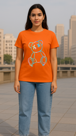Women's Ded Teddy Streetwear Classic Fit T-shirt
