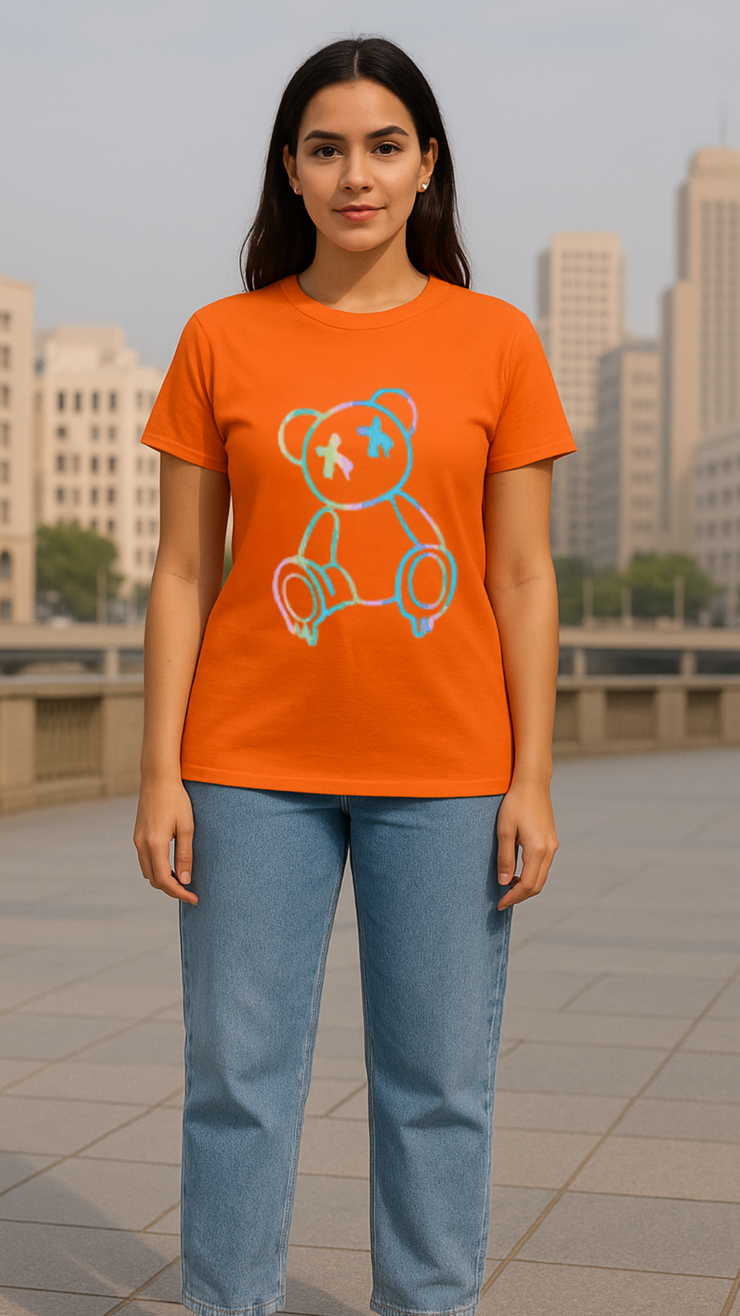 Women's Ded Teddy Streetwear Classic Fit T-shirt
