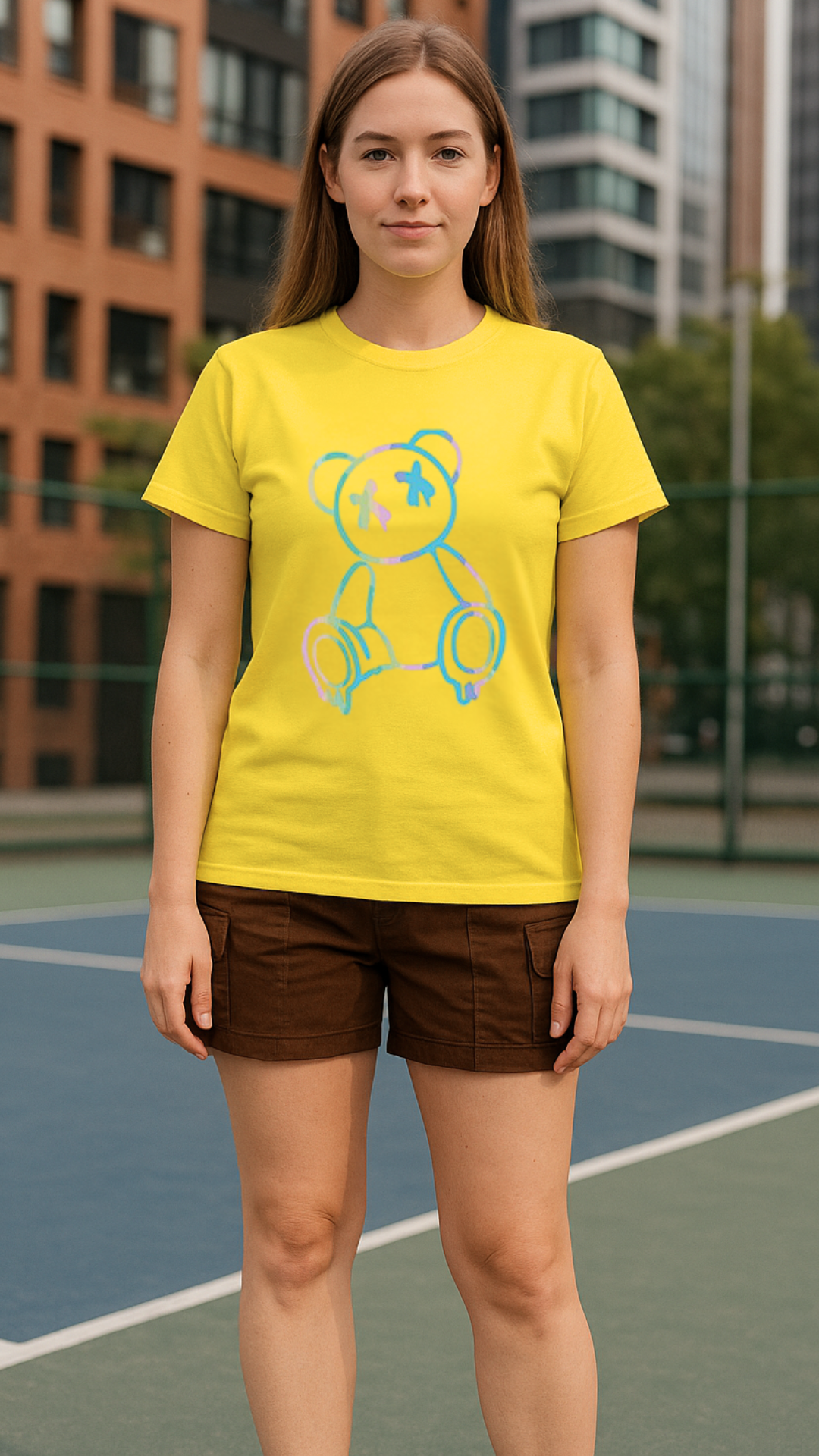 Women's Ded Teddy Streetwear Classic Fit T-shirt