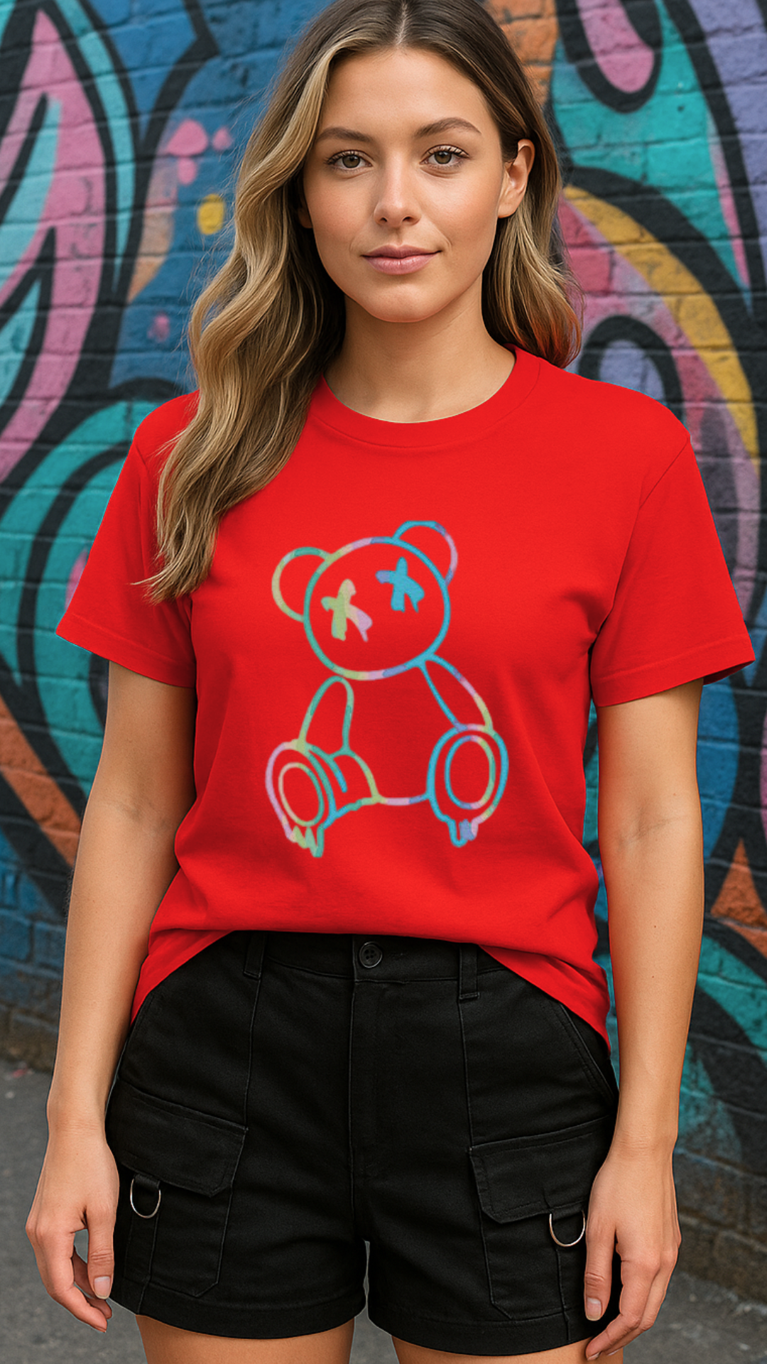 Women's Ded Teddy Streetwear Classic Fit T-shirt