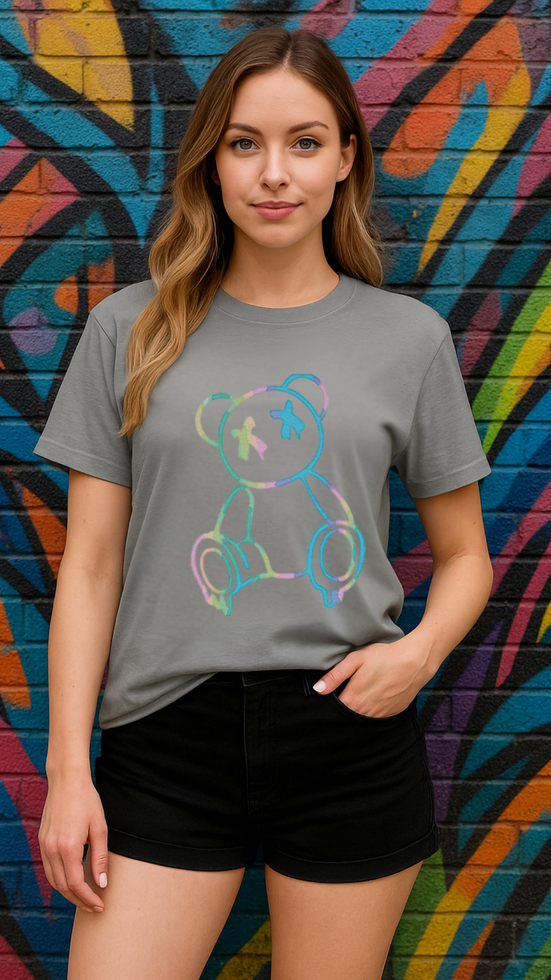 Women's Ded Teddy Streetwear Classic Fit T-shirt