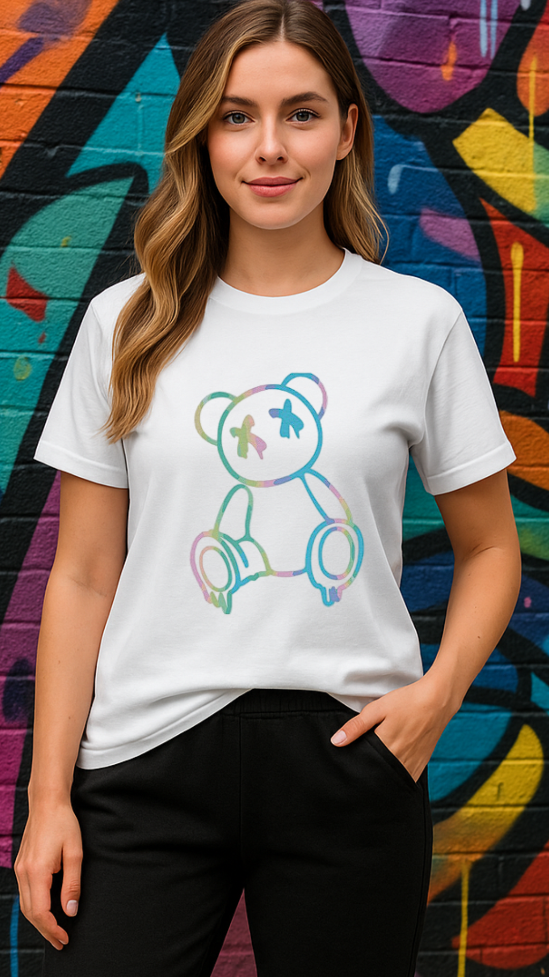 Women's Ded Teddy Streetwear Classic Fit T-shirt
