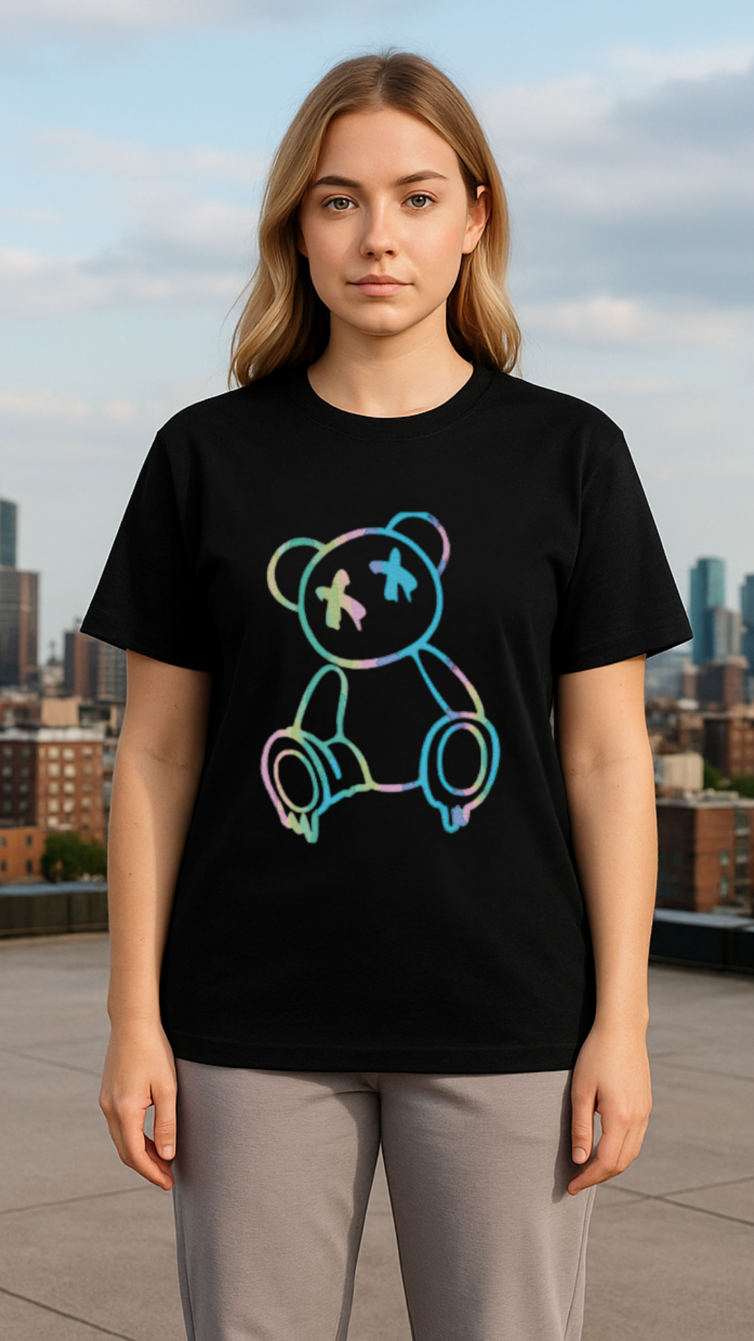 Women's Ded Teddy Streetwear Classic Fit T-shirt